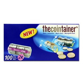 effektivo 10339 Plastic Coin Sleeves, For 2 € Coins