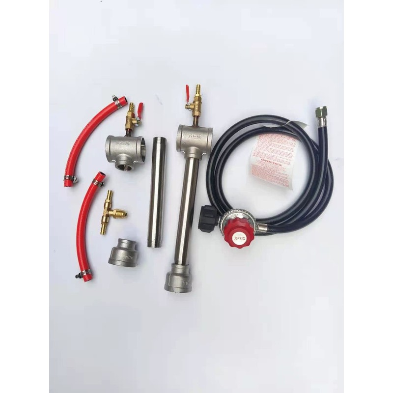 Gas Forge Dual Burners with Regulator Propane Forge Metal Melting