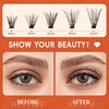 Lash Clusters DIY Lash Extensions, D Curl Individual Lashes Clusters