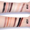 Paleta de Sombras de Ojos 9 Colores, Resistente al Agua