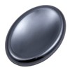 Nupuyai Hematite Worry Stone Thumb Stone Gemstone Oval Concave Healing