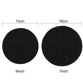 5PCS 6/7 inch polishing Sponge waxing Drill bit polishing pad Compound car polishing Machine Tool for car Buffer polishing Machine Repair car Care (7inch)