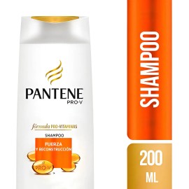 Shampoo Pantene Pro Fuerza Reconstrucción Botella 200ml Por Unidad