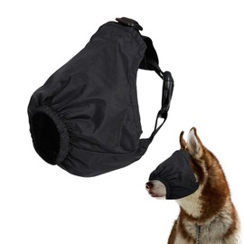 Swirge Calming Cap Eye Mask for Dogs, Anxiety Dog Eye Cover, Nylon Eye Muzzle for Grooming, Pet Head Cover for Nail Cutting Dog (L)