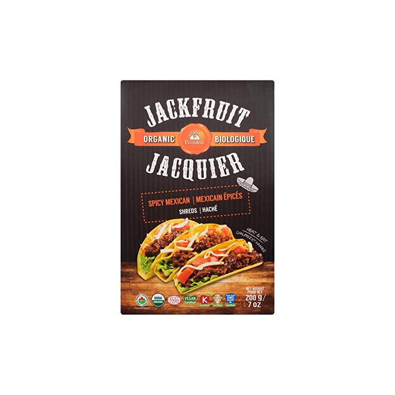 Ecoideas Organic Jackfruit - Spicy Mexican, 200 Grams