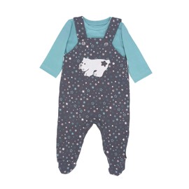 Sterntaler Baby Boys Jersey Polar Bear Elia Toddler Pyjamas Set, iron grey
