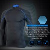 Men's High Elastic Compression Shirts Long Sleeves Sports Top for