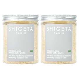 SHIGETA Green Bloom Bath Salt, 10.0 oz (285 g), Set of 2