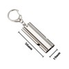 MJFKVYZ 2 Silver Whistle, 2 Neck Strap, Tube Type, Stainless