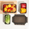 MAXCOOK 18/10 Stainless Steel Freezer Storage Containers With Lids, 47oz
