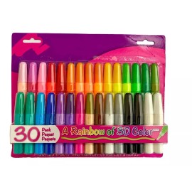 Tulip Kit 30x Pinturas Tela Aplicador Plumon Color Dimensional 3d