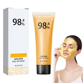 Gold Foil Peel-Off Mask, 24k Gold Gesichtsmaske Anti-Falten Goldene Abreißmaske, Moisturizing Anti-Wrinkle Face Mask, Anti-Aging Face Mask Zur Hydratation, Anti-Falten-Wirkung,Reinigung Und Aufhellung