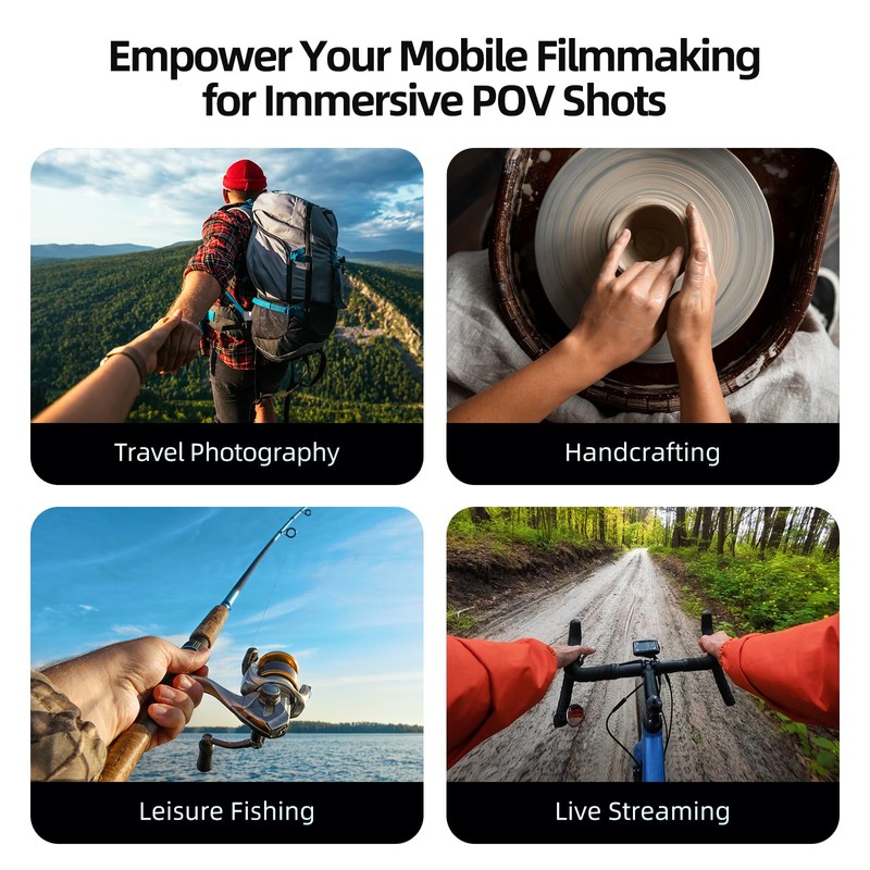 Honbobo MagSafe Magnetic Neck Mount Quick Release Neck Mount for