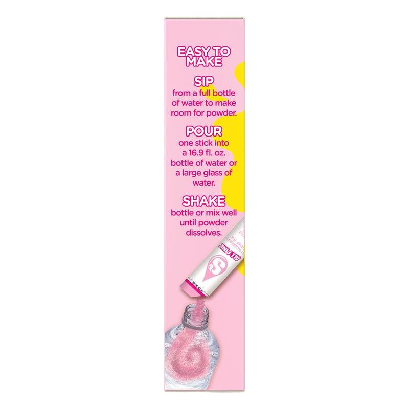 Singles To Go Starburst Powdered Drink Mix, All Pink Strawberry,