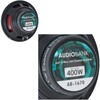 2 Pairs of Audiobank 6.5" 400 Watt 3-Way Red Car
