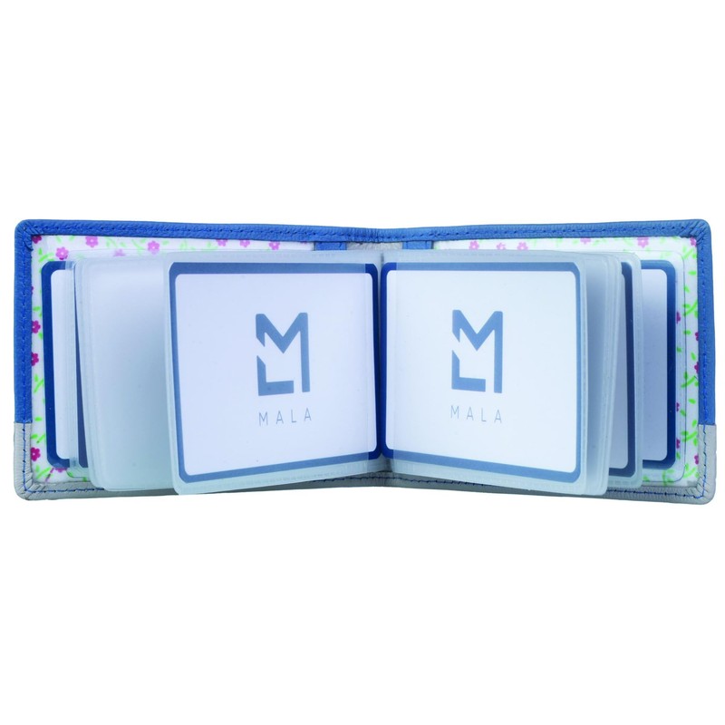 Mala Leather Peek a Boo Cats Travel/Credit Card Holder RFID