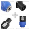 PNGKNYOCN Speakon to 1/4 inch Adapter，NL4FC Speaker Male to 1/4"