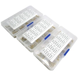 DollaTek 600pcs 30 Values 10pF to 10uF (Each Value 20pcs) Multilayer Monolithic Ceramic Capacitor Set Assortment Kit + Plastic Box