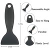 10pcs Plastic Spatula Paint Scrapers, Flexible Resin Scraper Putty Knife