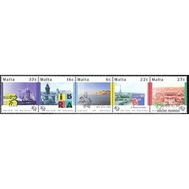Malta 1067-1071 five strips (complete.issue.) unmounted mint/never hinged ** MNH 1999 UPU (Stamps for collectors)