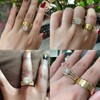 Ahloe Jewelry CEJUG 18k Yellow Gold Wedding Ring Sets for