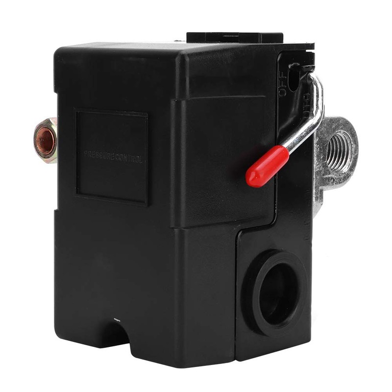 Válvula Reguladora de Presión Automática 4 Puertos G1/4 75-120 psi