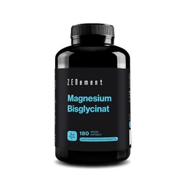 Magnesium Glycinate, 175 mg Elementary Magnesium per Capsule (350 mg Magnesium Bisglycinate) | Premium: Chelated Magnesium | 180 Capsules (3 Month Supply) | Vegan, High Dose | Zenement