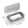 Soap Case Holder, 2 Layers Soap Dish Tray with Removable