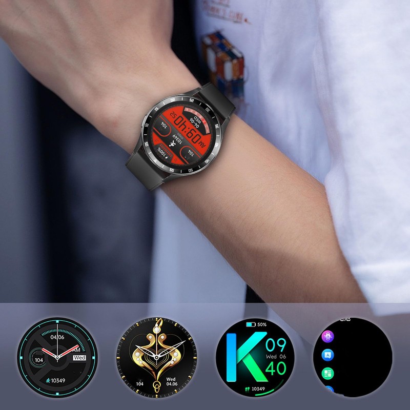 Smart Watch with Earbuds,1.39 HD Screen Fitness Tracker, 2 in