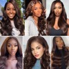Dokksiiia Brown Bundles Color 4 Body Wave Chocolate Brown Human