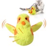 Pawaboo Plush Toy for Cats, Electric Flying Birds, Cat Toy, Pet Toy, Play Alone, Realistic Movement, Easy to Bite Up, Fluffy, Bright, Modes, Adjustable with Water, USB Charging, C-TYPE, Anti-Obesity, Stress Relief, Killing Time