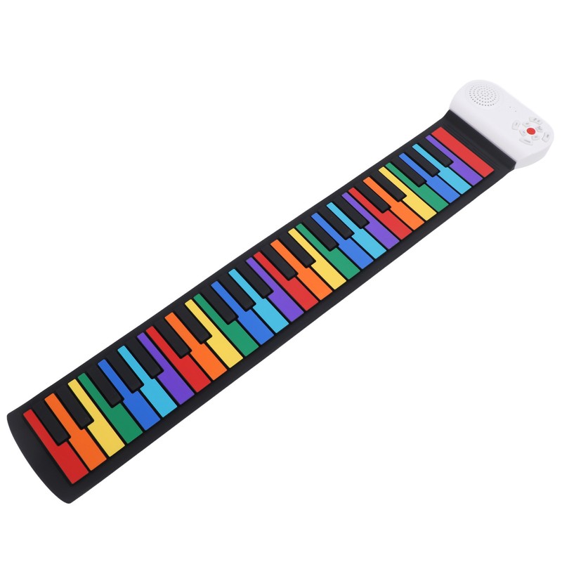 49 Keys Roll Up Piano Toy Realistic Sound Rechargeable Electric