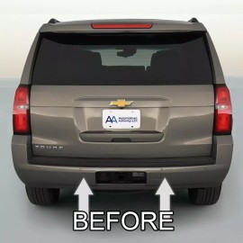 Automotive Authority LLC CHROME REAR BUMPER TRUNK TRIM MOLDING For 2015-2020 CHEVY TAHOE SUBURBAN