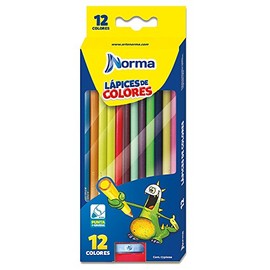 Norma- Lapices de color 12-l red norma