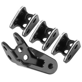 RC Link Mount, RC Aluminum Link Mounts Set RC Accessory Part Compatible with Redcat II Gen8 RC Car(Black) Redcat Gen 8 Steering Links Redcat Gen 8