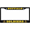 U.S. Cavalry Buffalo Soldiers Black License Plate Frame
