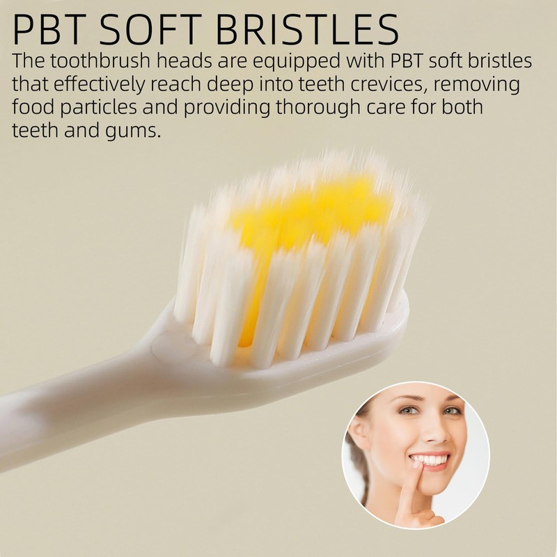 Tizee Mini Folding Toothbrush Set - 2 in 1 Portable