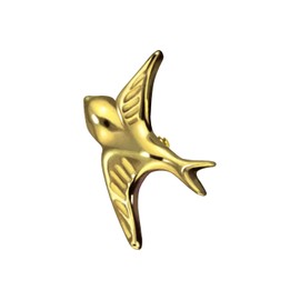 PIERCINGLINE Titanium Screw Attachment with External Thread 0.9 mm Schwalbe Bird Piercing Attachment Replacement Choice of Colours, Titanium