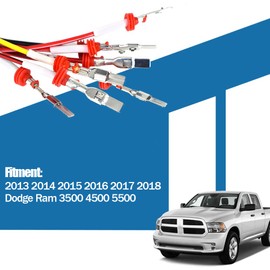 CULMKARI Auxiliary Switch Upfitter Wiring Harness Kit Fits for 2013 2014 2015 2016 2017 2018 Dodge Ram 3500 4500 5500 Replaces 68209998AC