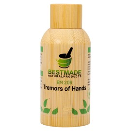 Bestmade Tremors of Hands Natural Support BM206 - Use for Tremor Support, Hand Tremors from Aging, Tiredness, Stress, Muscle Rigidity & Slowed Movement, Easy to Use, Drink with Water, 30mL Drops