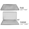 DZRZVD-The Bushcraft Foldable Backpacker's Grill Grate-Welded Stainless Steel Mesh (Upgrade
