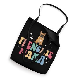Frenchie Mama Groovy French Bulldog Mom Of A Frenchie Mom Tote Bag