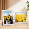 PETAFLOP 8x10 Picture Frame Set of 7, Distressd Rustic Frames