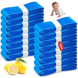 16 Pack Nappy Bin Refills 4.5m Diaper Pail Refill Bags Compatible with Angelcare and Spross Diaper Wist & Click and all others Nappy Bin Liners Nappy Refill Bag Holds up to 290 Nappies