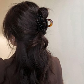 Natunofu Hair Clip, Secure Hold, Small, Hair Accessory, For Adults, Cute, Hair Claw, Lightweight, Strong, Hair Clip, Hair Ornament, Korean Style, Stylish, Adults, Small, Hair Clip, Barrette, Elegant