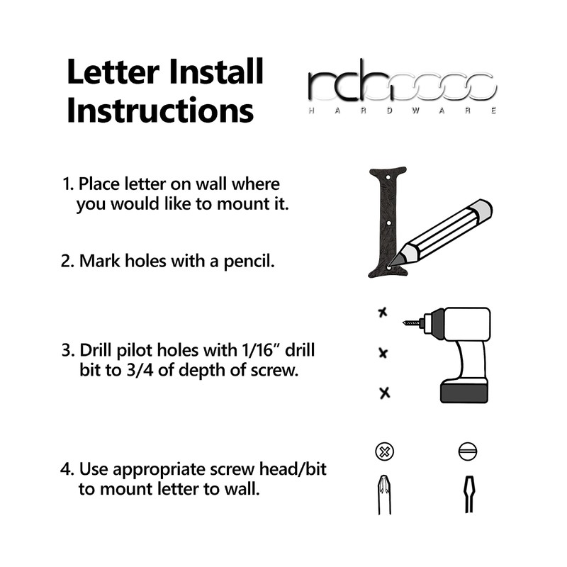 RCH Hardware 2275PB075 | Solid Brass 3" Tall House Number