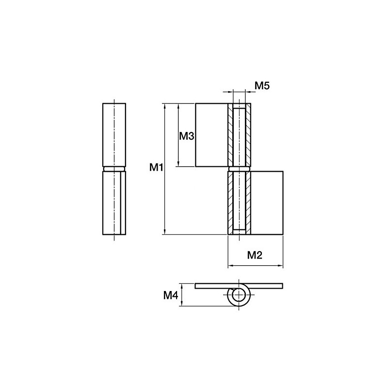 2 x SO-TOOLS® Welding Tape with Long Flag, Diameter 15