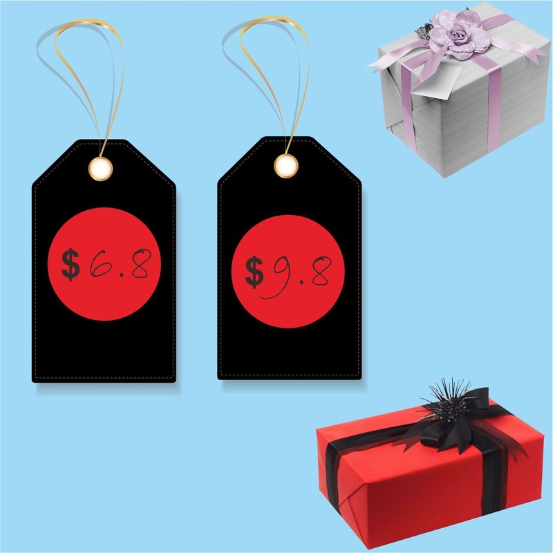 Hybsk 375 Count Garage & Rummage Sale Labels - 1
