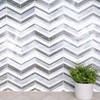 MSI Urban Wave Lapis Interlocking Glass Tile for Kitchen Backsplash,