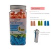 Foam Ear Plugs for Sleeping, 60+1 Pair SNR 35.5dB Foam